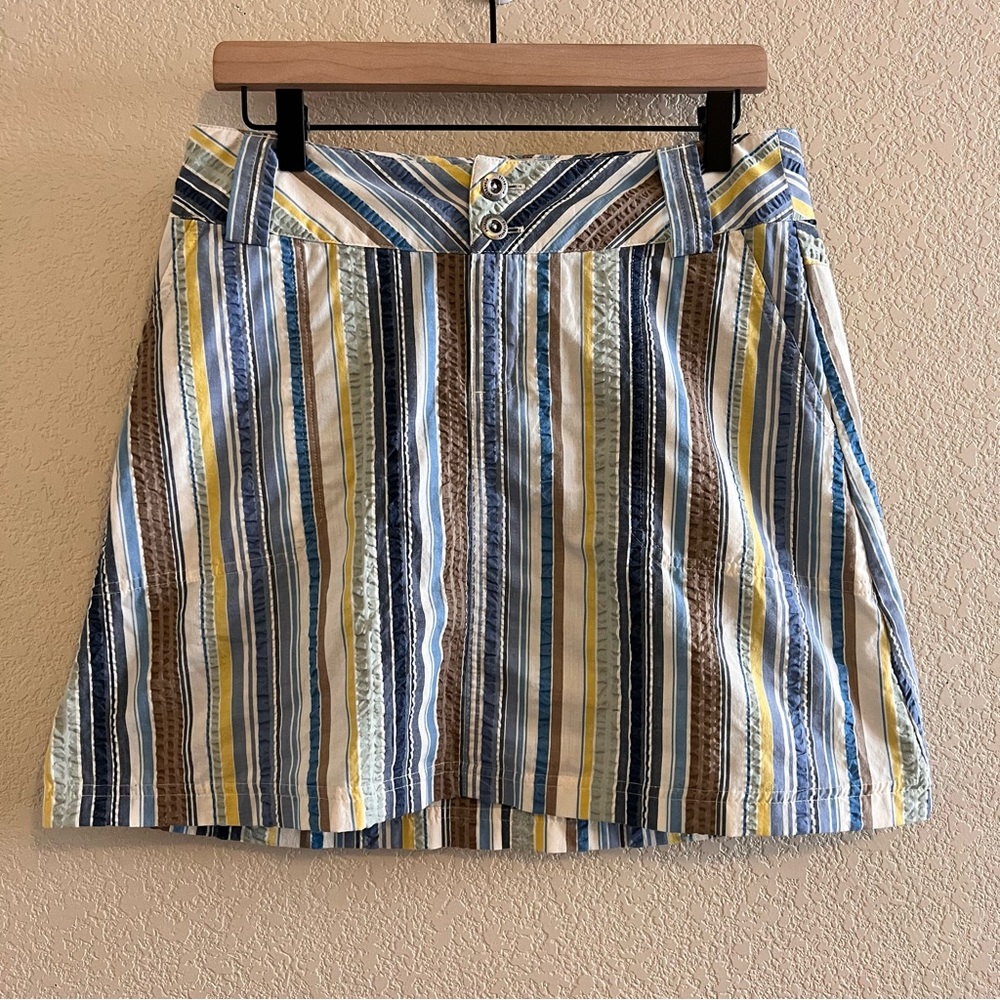Patagonia Athleisure Striped Mini Skirt Size 4